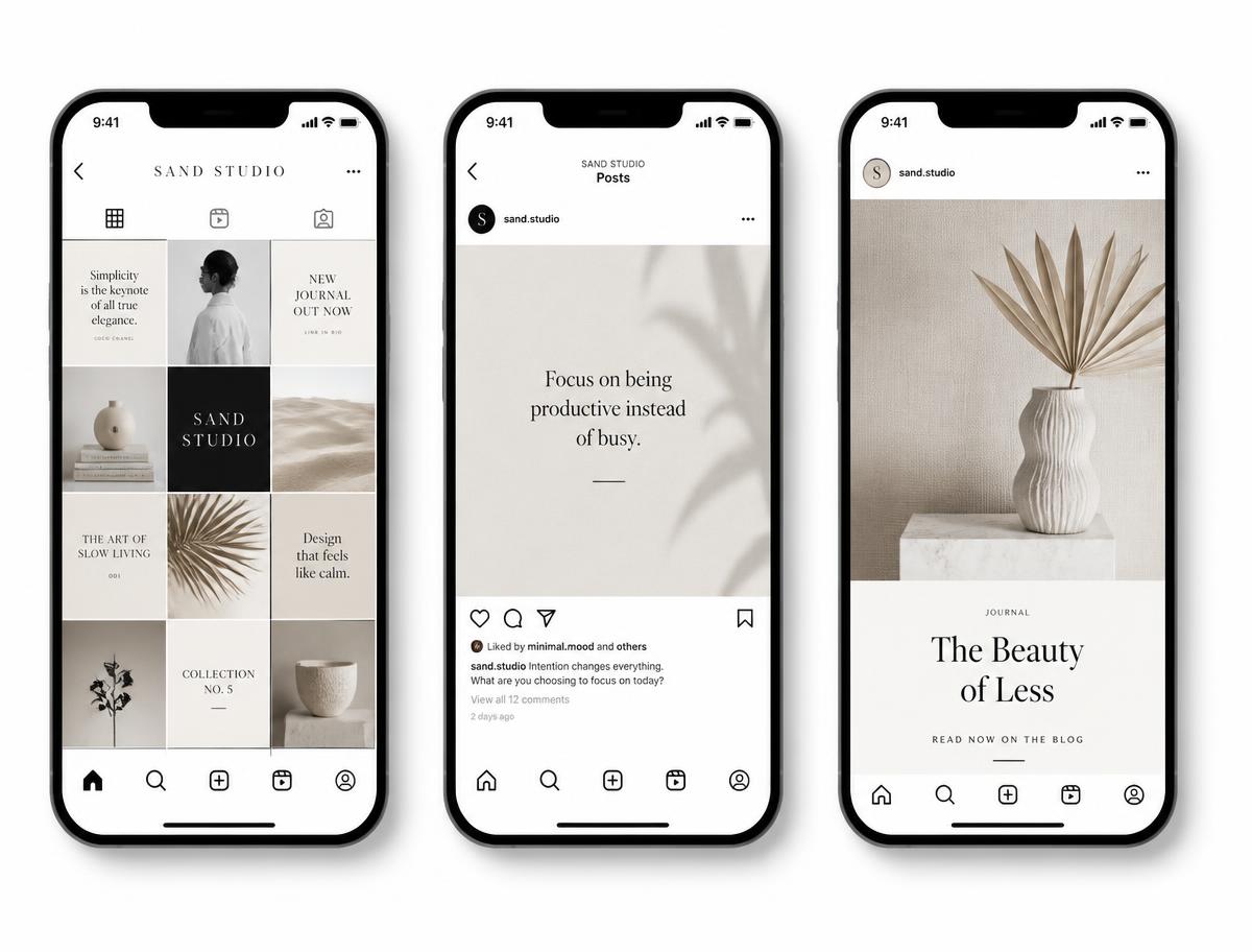 Sand Studio — Social Media Design project by TAY CHOON PTE LTD